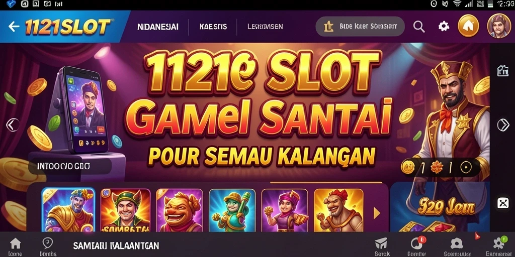 Tampilan menarik gameplay <strong>1121SLOT</strong> dengan berbagai tema slot.