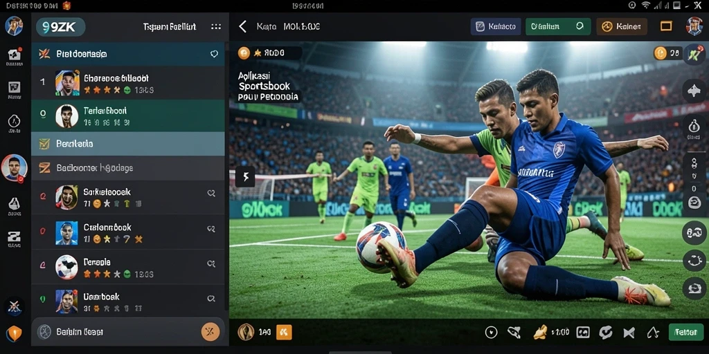 Tangkapan layar gameplay 9ZK menampilkan antarmuka taruhan yang menarik.