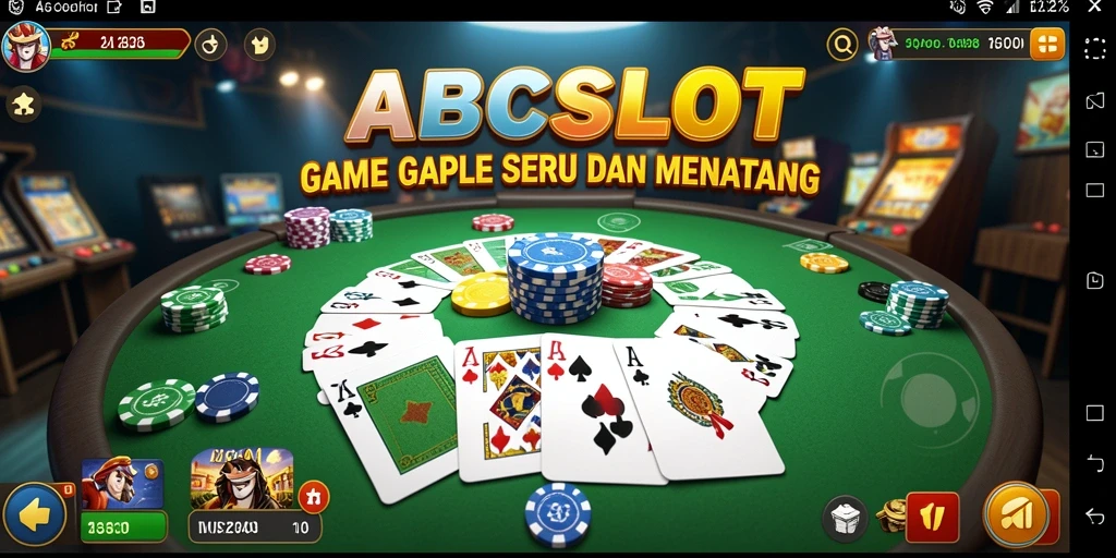Tampilan gameplay Gaple yang seru di ABCSLOT.