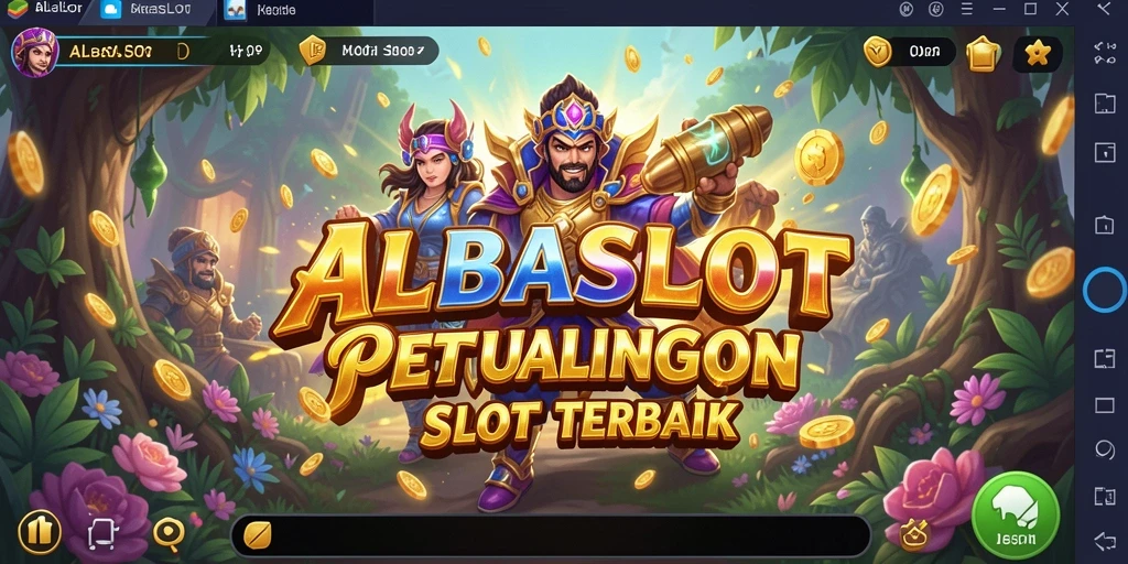Tampilan dinamis gameplay slot di ALBASLOT yang menegangkan.