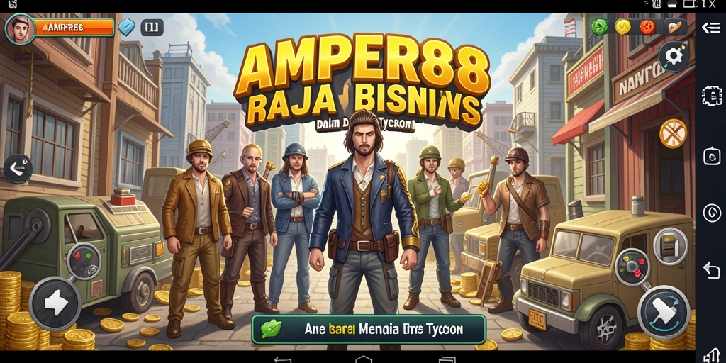 Tampilan menarik gameplay Tycoon di AMPER88.