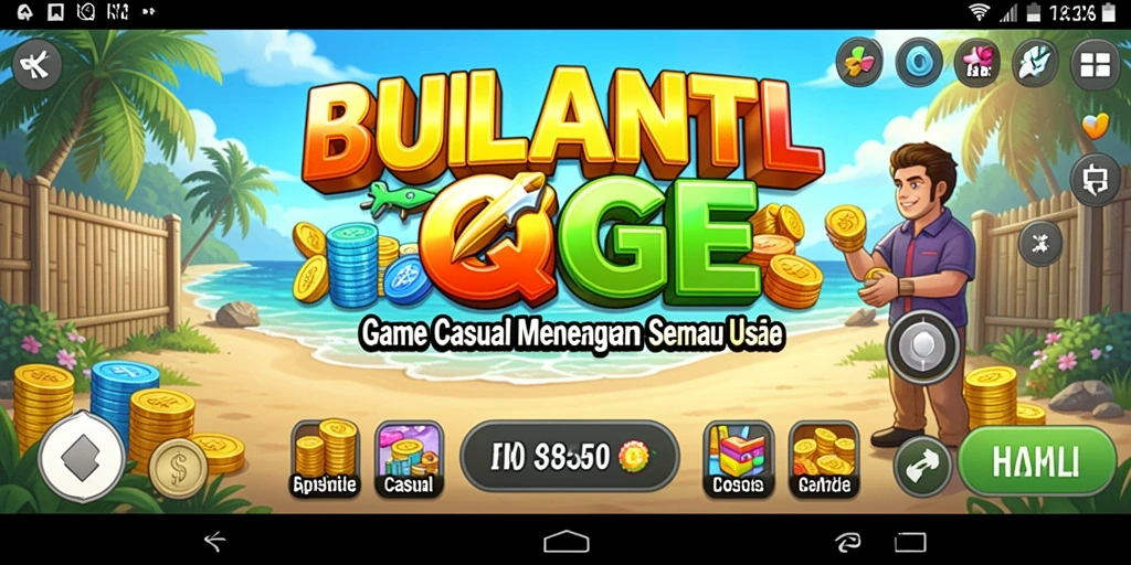 Screenshot gameplay BULANTOGEL menampilkan keseruan permainan Casual.
