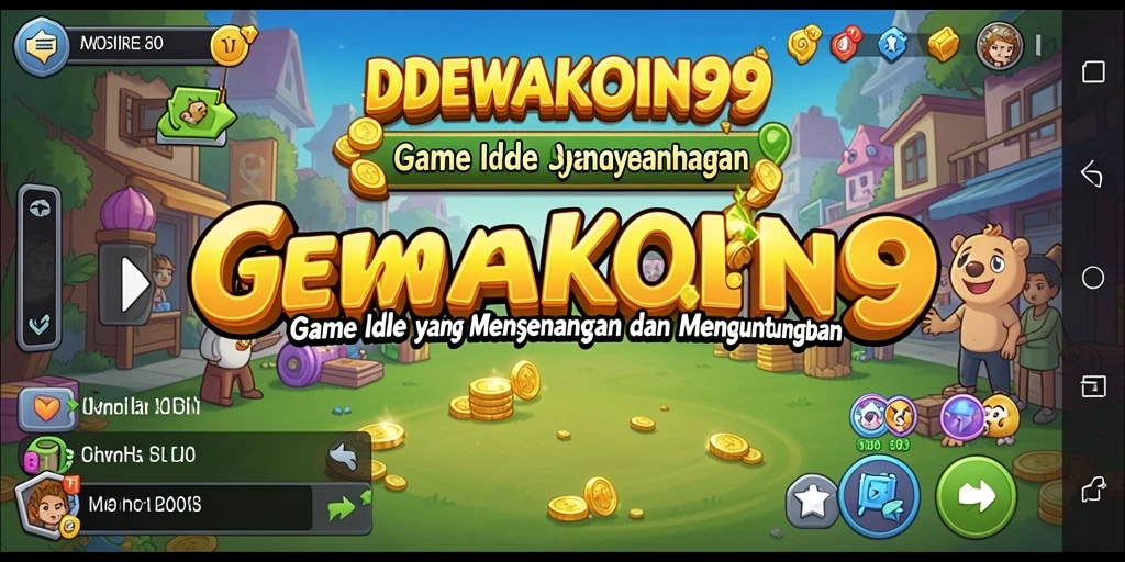 Tampilan gameplay DEWAKOIN99 yang menampilkan momen-momen menarik dalam permainan Idle.