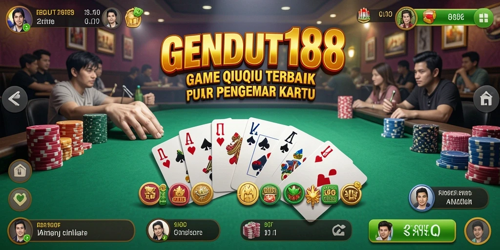 Screenshot gameplay QiuQiu GENDUT188 dengan suasana seru.