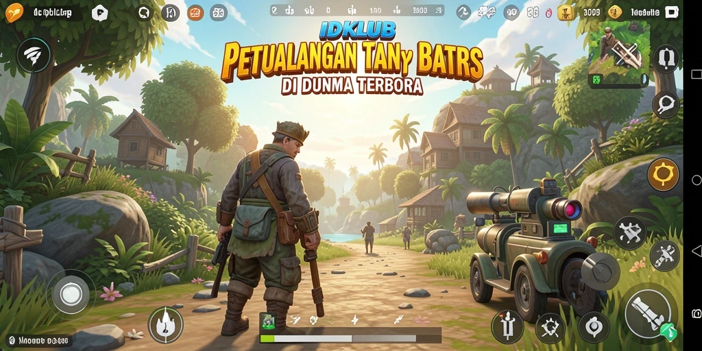 Gameplay dinamis dalam dunia terbuka IDKLUB yang menantang.