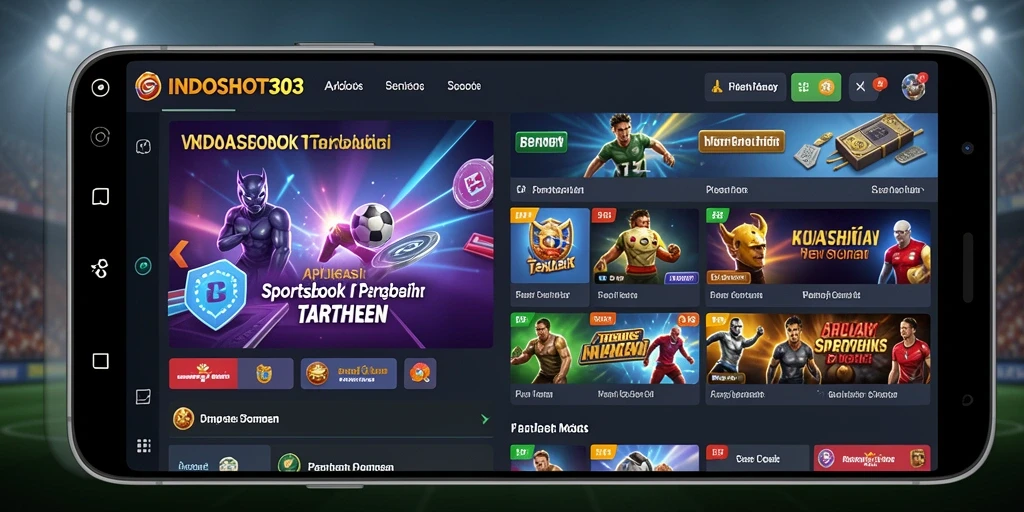 Tampilan gameplay taruhan Sportsbook yang menarik di INDOSLOT303.