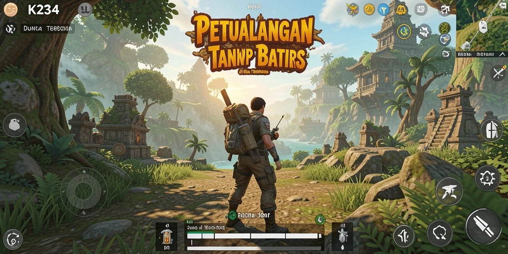 Tampilan gameplay K234 yang mendebarkan di dunia Open World.
