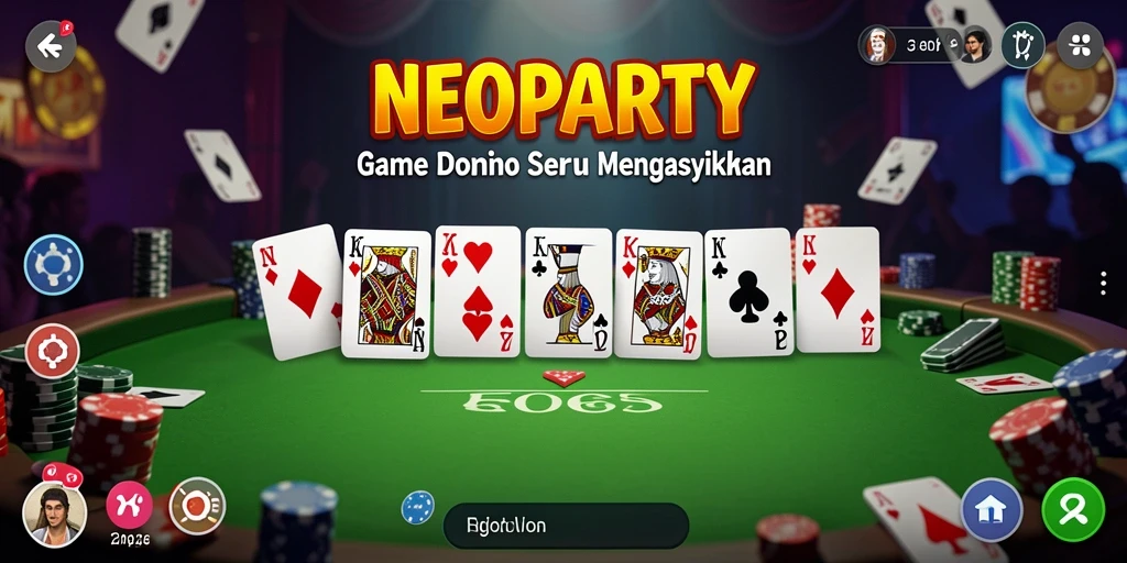 Gameplay seru NEOPARTY dengan grafis menakjubkan.