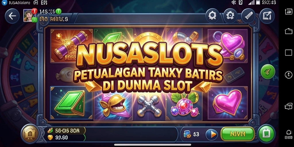 Tangkapan layar NUSASLOTS yang menampilkan gameplay dunia slot yang menakjubkan.