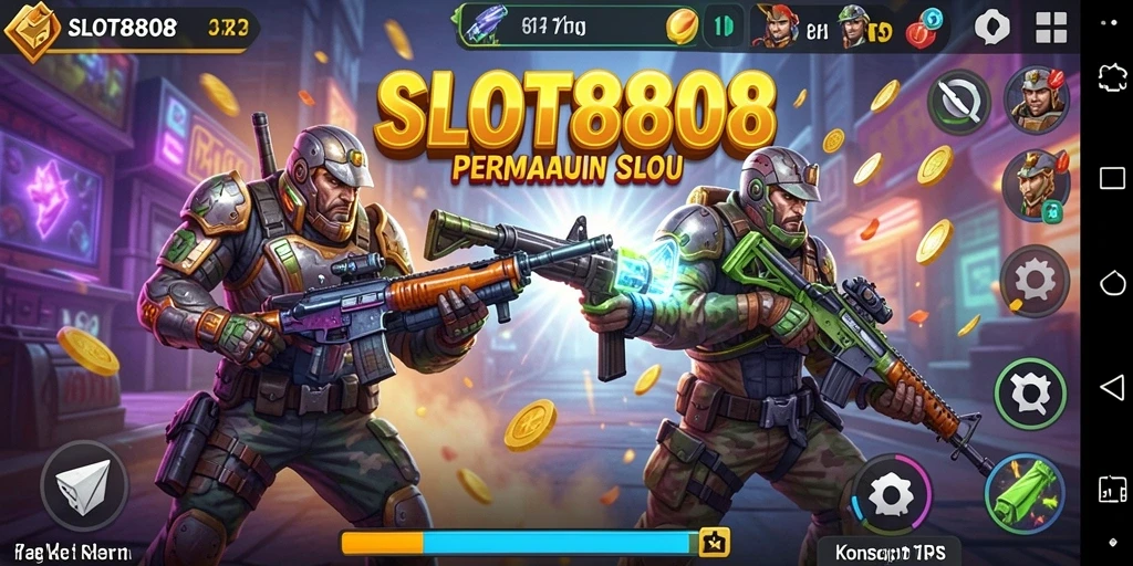 Tampilan gameplay SLOT8808 yang memukau dan penuh warna.