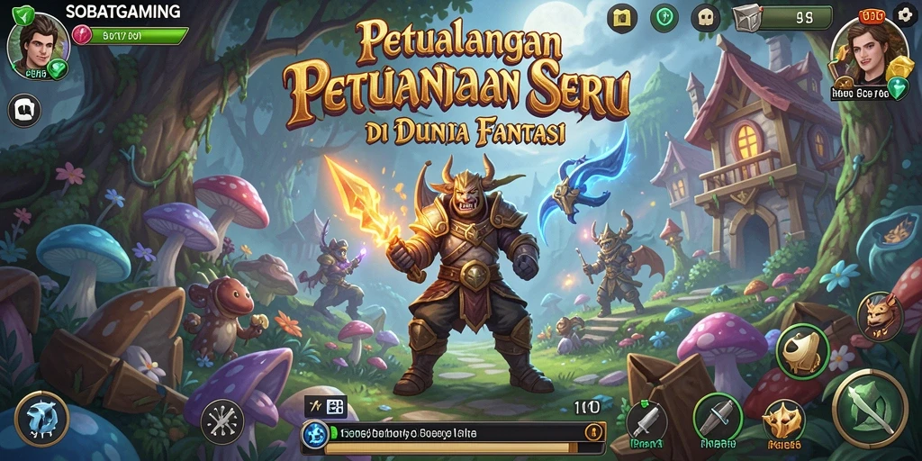 Tampilan gameplay seru dan visual menakjubkan dari SOBATGAMING.