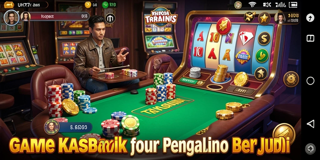 Tampilan menarik dari gameplay Kasino UH77 yang menegangkan.