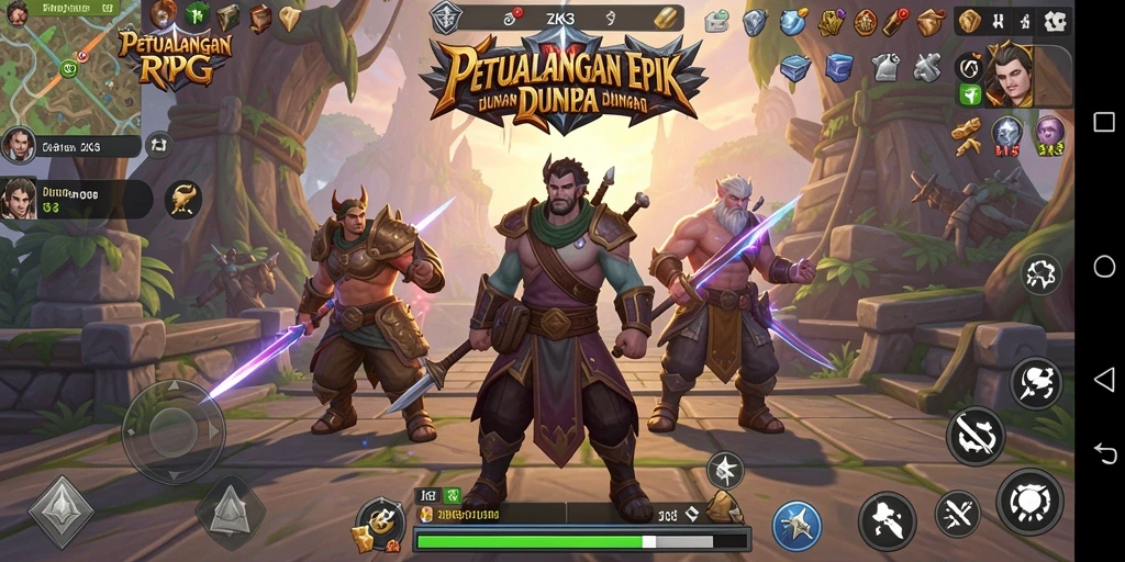 Tampilan gameplay menarik dan aksi seru di ZK3.